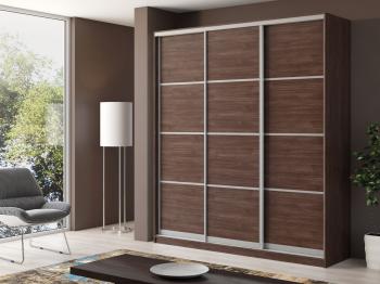 Шкаф-купе двухдверный Айсберг V1 220 см дуб шамони тёмный