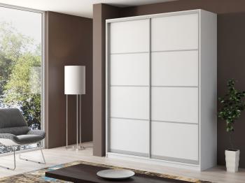 Шкаф-купе двухдверный Айсберг V1 190 см белый матовый