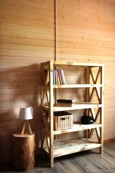 Стеллаж Монтижу (сосна)