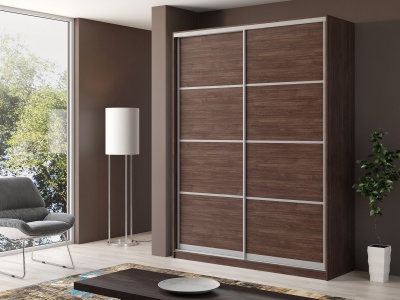 Шкаф-купе двухдверный Айсберг V1 190 см дуб шамони тёмный