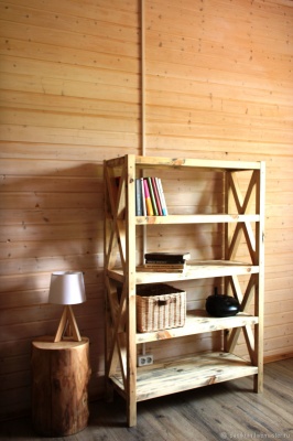 Стеллаж Монтижу (сосна)