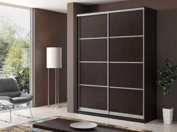 Шкаф-купе двухдверный Айсберг V1 180 см венге