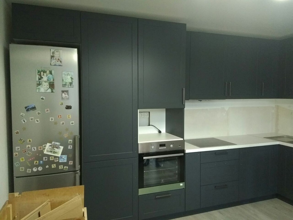 Кухня с фасадами МДФ пленка