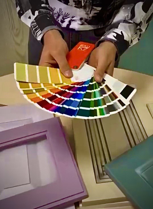 Фасады МДФ краска. Покрасим в любой цвет!)